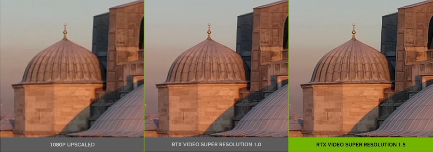NVIDIA RTX 视频超分辨率更新可大幅提升视频质量并进一步保留精美细节，且该技术现已扩展至 GeForce RTX 20 系列台式电脑和笔记本电脑 GPU
