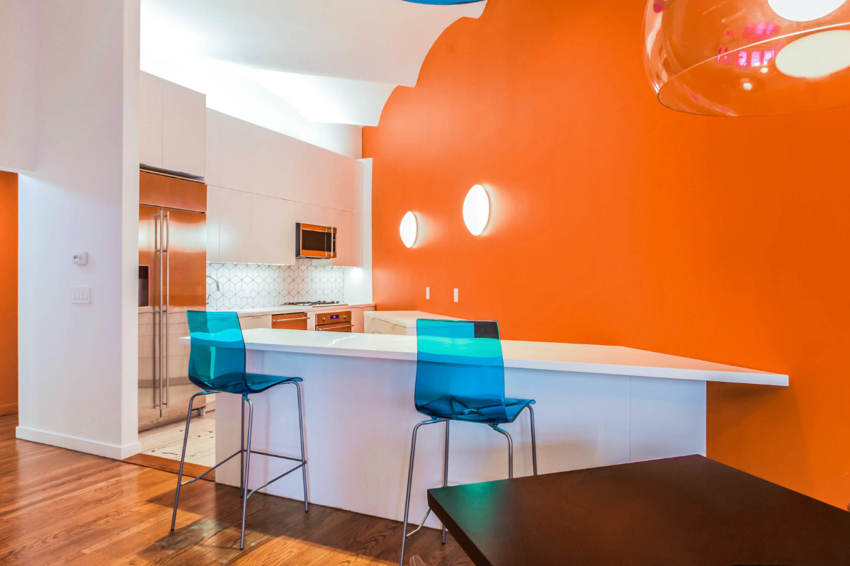 40个橙色厨房设计案例