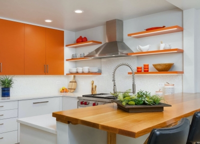 40個橙色廚房設計案例