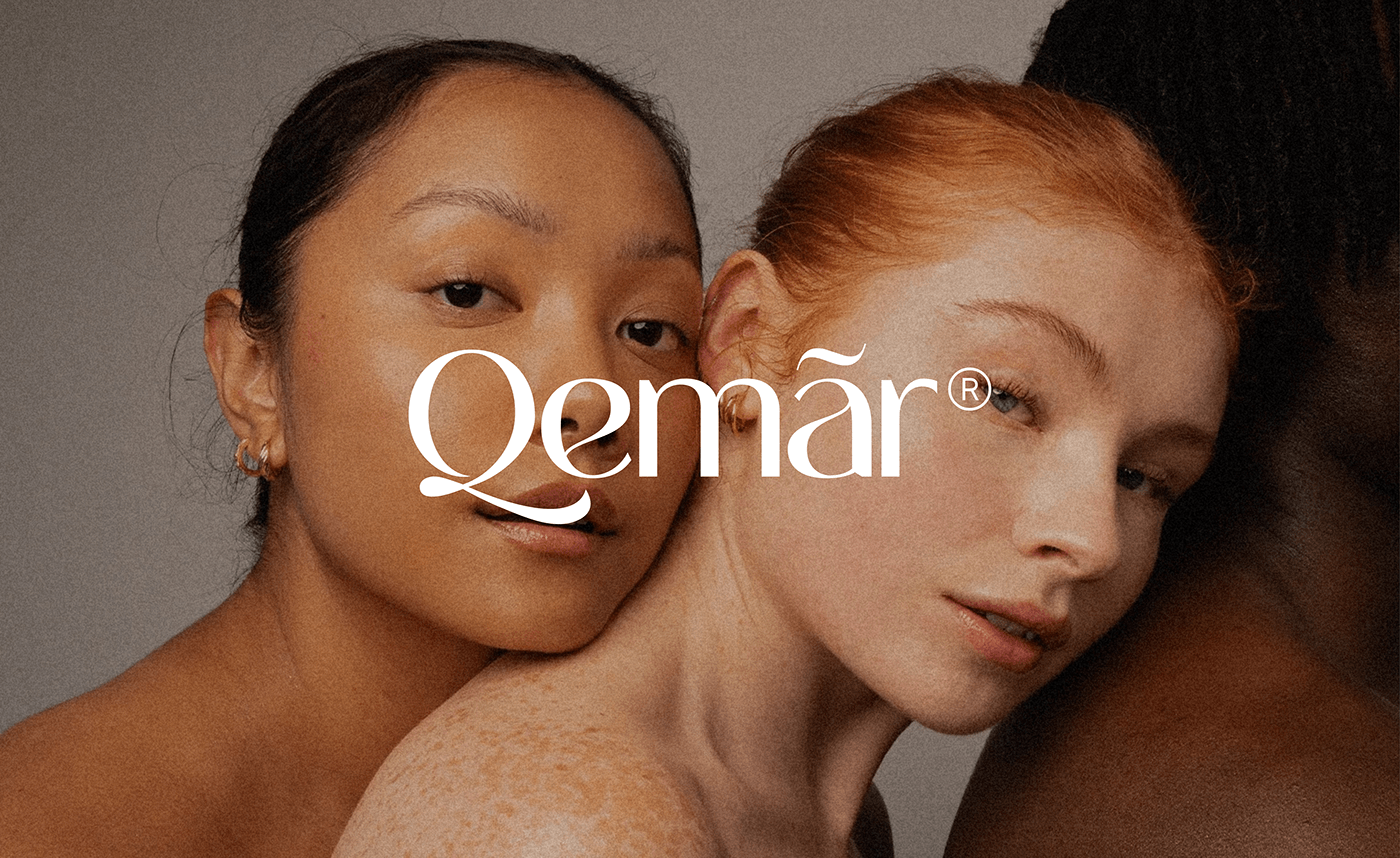 护肤品牌Qemar极简优雅的视觉形象设计 