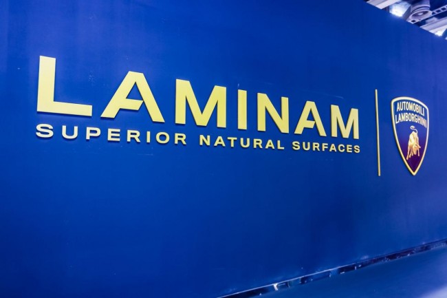 全球领先岩板品牌LAMINAM携手Lamborghini兰博基尼演绎重磅岩板新作