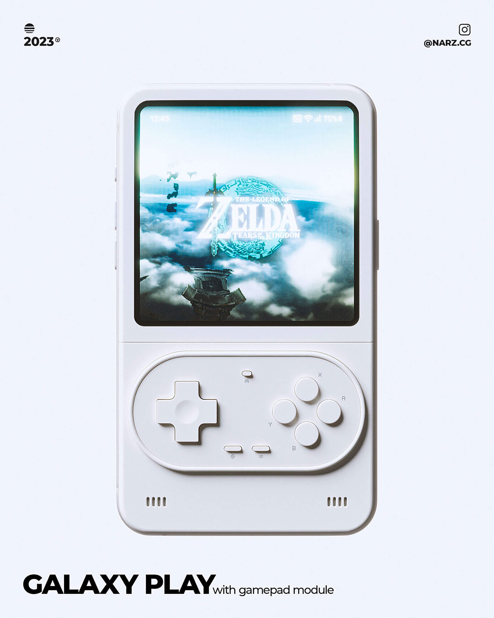 Samsung Galaxy Play概念游戏机设计