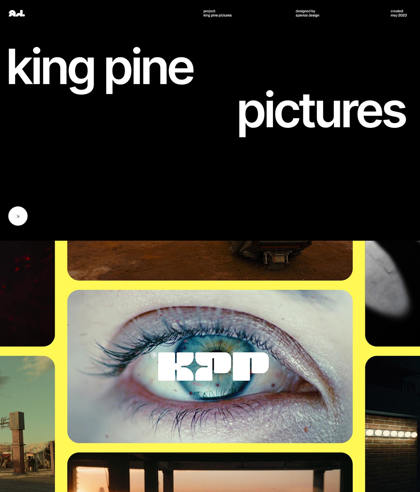 电影制作公司 King Pine Pictures品牌新形象