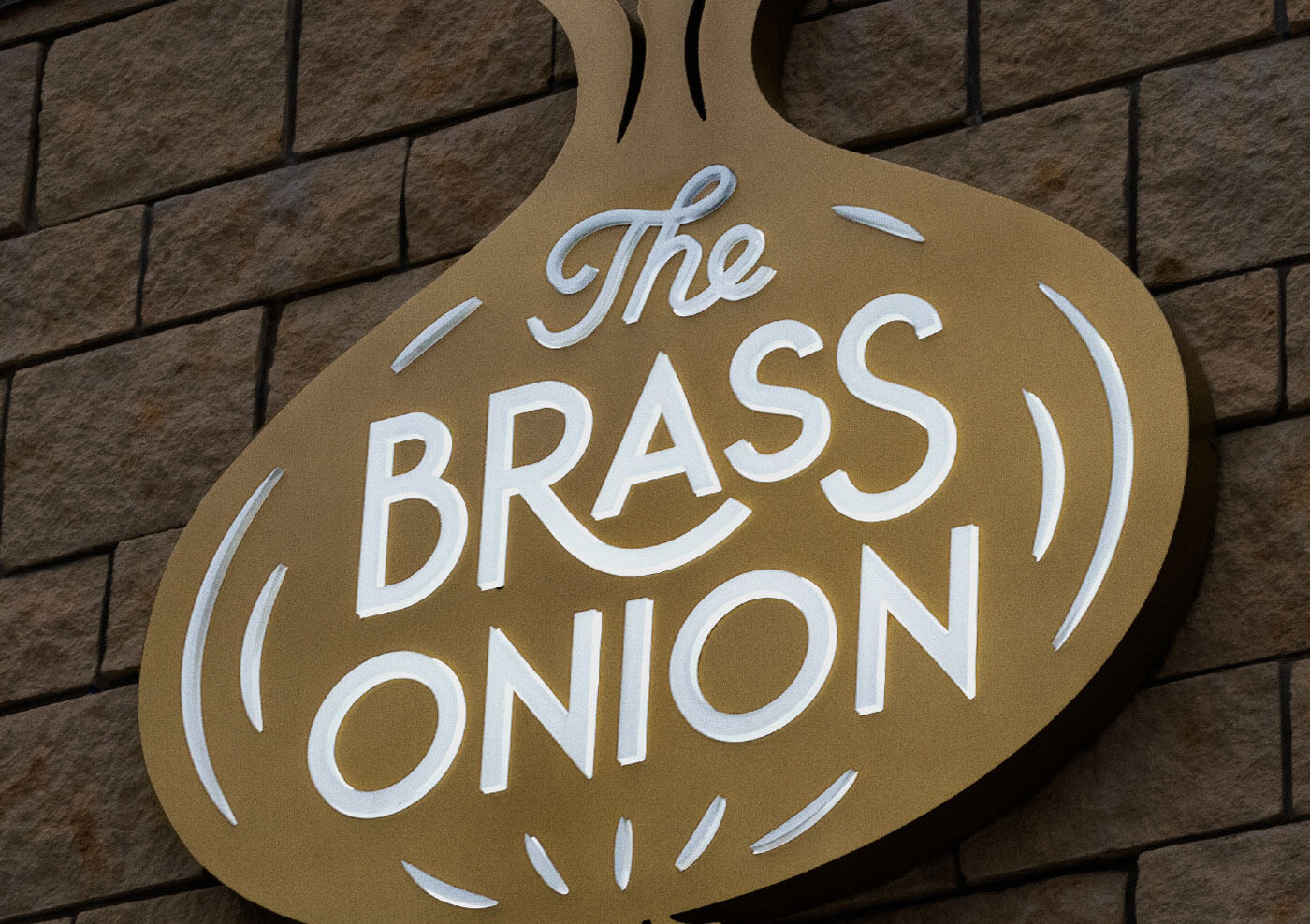 The Brass Onion 现代美式餐厅品牌视觉设计