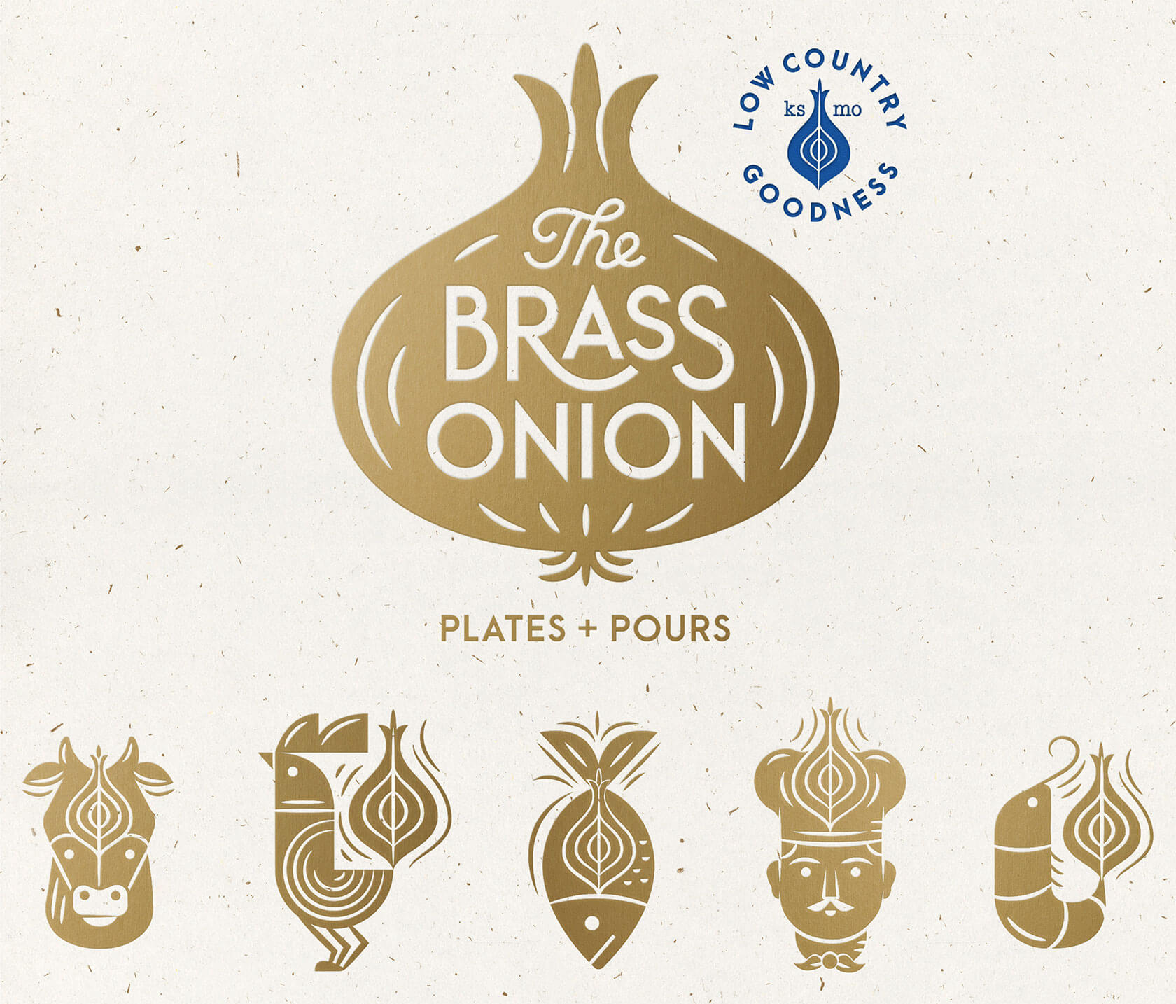 The Brass Onion 现代美式餐厅品牌视觉设计