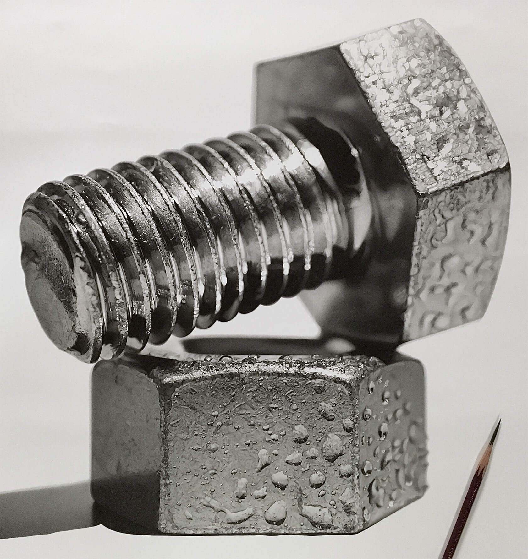 Kohei Ohmori超现实铅笔画作品
