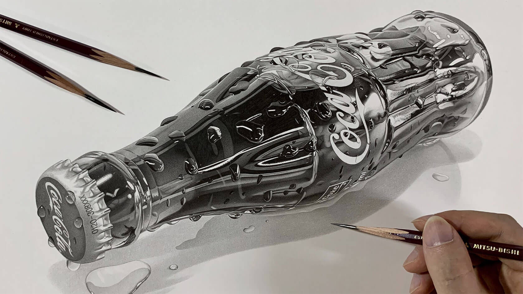 Kohei Ohmori超现实铅笔画作品