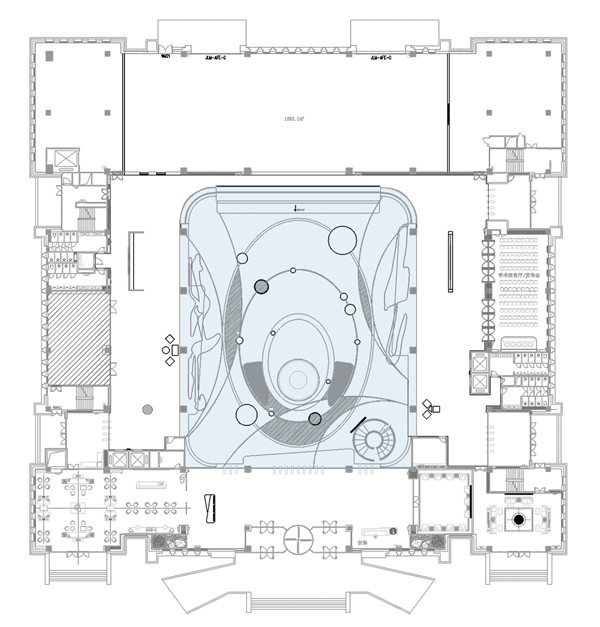 句集文化杨毅斌作品|蒙泰集团公共空间艺术品-科技楼中的硬科技诗学与未来启示馆