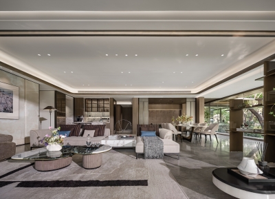 首发·远迩设计| 330㎡华樾样板间：自然与艺术的心灵居所