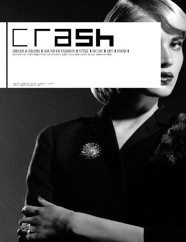 crash 法国时装杂志封面设计