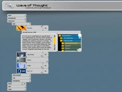 网站设计欣赏之waveofthought