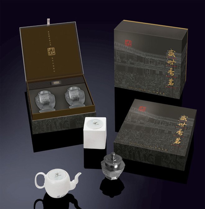 一组中国茶包装欣赏