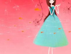 韩国插画名家echi的作品欣赏