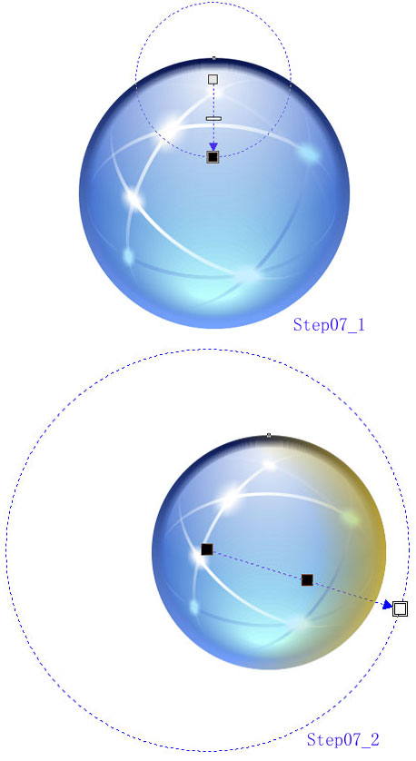 CORELDRAW制作水晶球效果