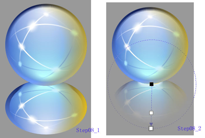 CORELDRAW制作水晶球效果