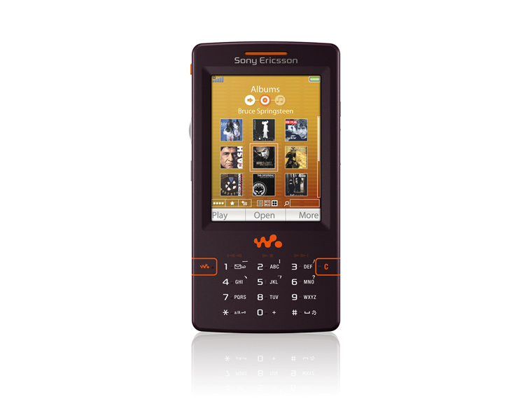 Sony ericsson W950手机设计