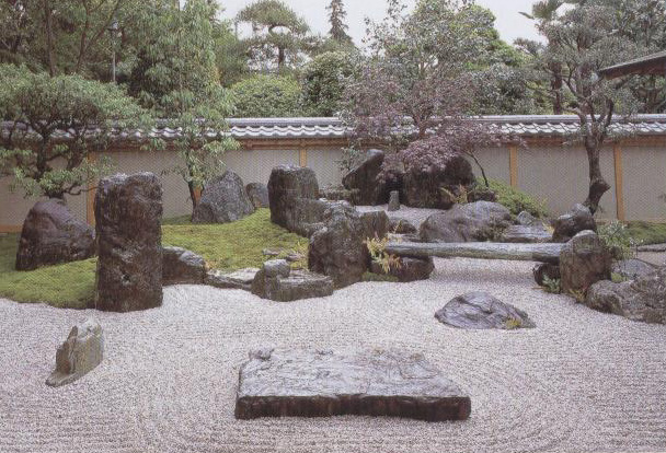 日本园林之枯山水庭院