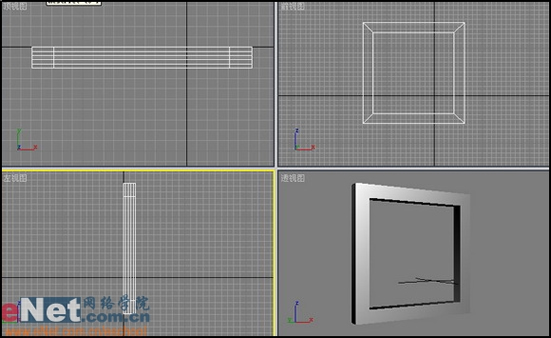 3D MAX制作夜晚广告灯箱效果