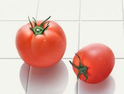 Photoshop鼠绘逼真蕃茄