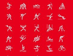 北京奥运体育图标发布 形意和谐统一内涵丰富