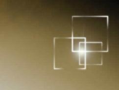 Photoshop制作光感渐隐线框效果