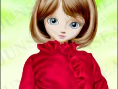 Photoshop鼠绘精致芭比娃娃