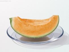 photoshop制作哈密瓜