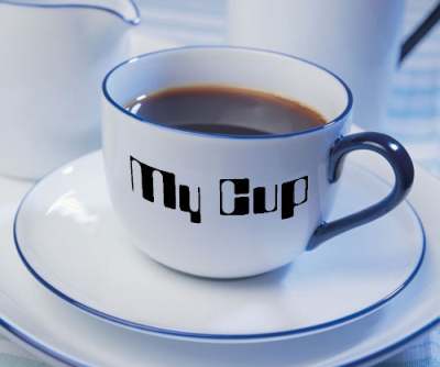 Photoshop3D滤镜: 咖啡杯添加个性文字