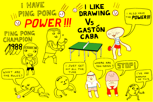 Ping-Pong Remix关于乒乓的插画(二)