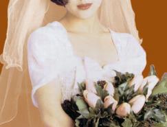 Photoshop婚纱抠图