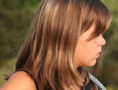 Photoshop快速为美女染发