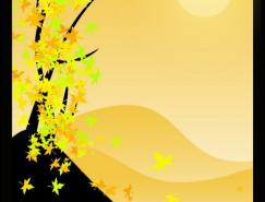 Photoshop制作矢量风格的树