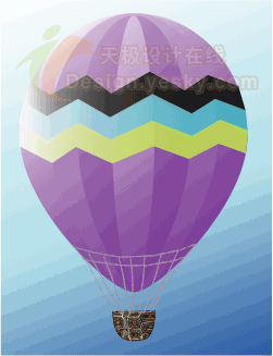 Illustrator绘制热气球