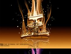 Photoshop文字特效：王者风范