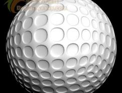 3DsMax建模教程：凹凸表面高爾夫球