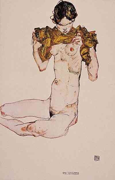 奥地利表现主义画家埃贡·席勒(Egon Schiele)