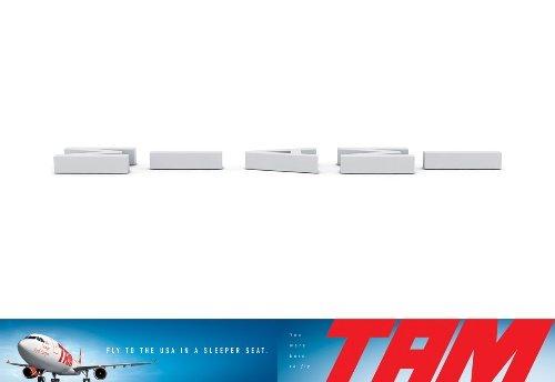 巴西TAM航空公司广告设计