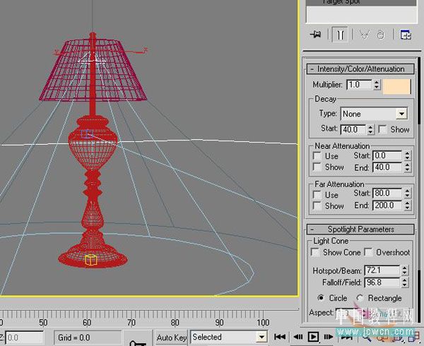 3ds MAX实例：一盏铜油灯的建模及渲染