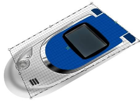 Photoshop鼠绘实例:手机的绘制
