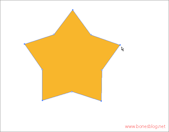 Adobe Illustratro CS3绘制小星星