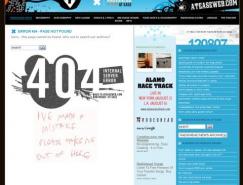 网页404错误页面设计欣赏