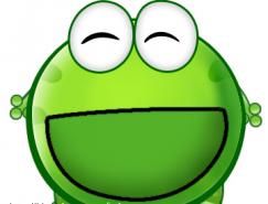 PS鼠绘可爱的绿豆蛙