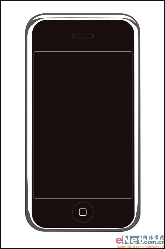 PS绘制苹果iPhone