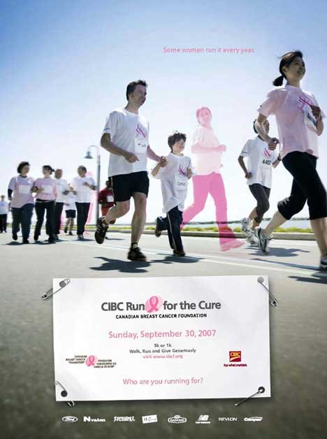 加拿大乳腺癌基金会广告设计