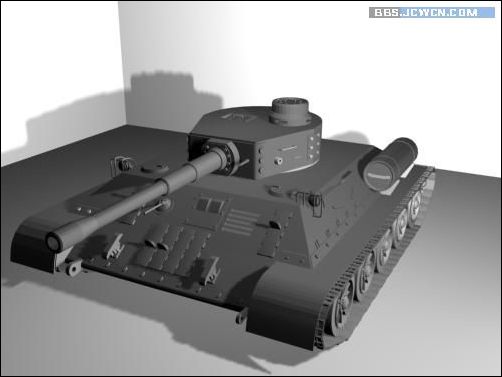 3ds MAX大型坦克建模教程