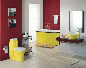 精致创意的色彩: 卫浴空间设计