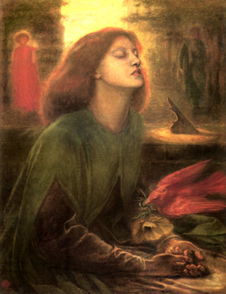拉斐尔前派画家但丁·加布里埃尔·罗塞蒂（Dante Gabriel Rossetti）