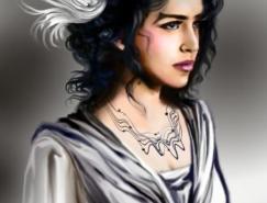 国外插画师人物CG作品