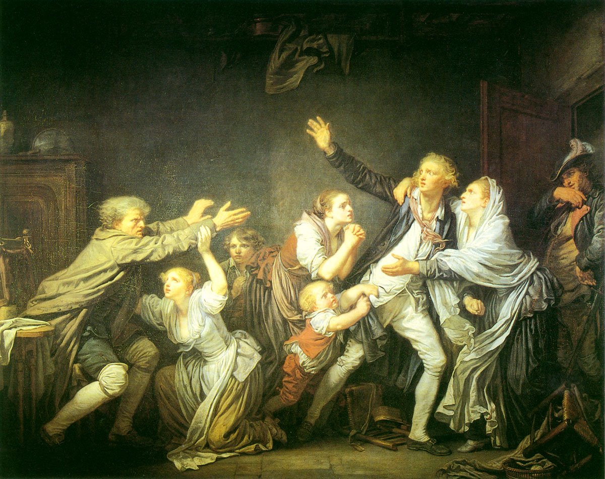 法国著名画家让-巴蒂斯特·格勒兹(Jean-Baptiste Greuze)