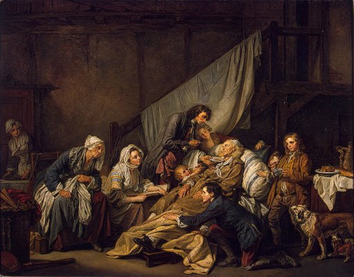 法国著名画家让-巴蒂斯特·格勒兹(Jean-Baptiste Greuze)